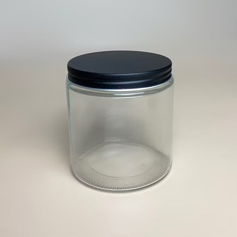 Transparent Glass Candle Jar 120ml / 200ml / 250ml /500ml