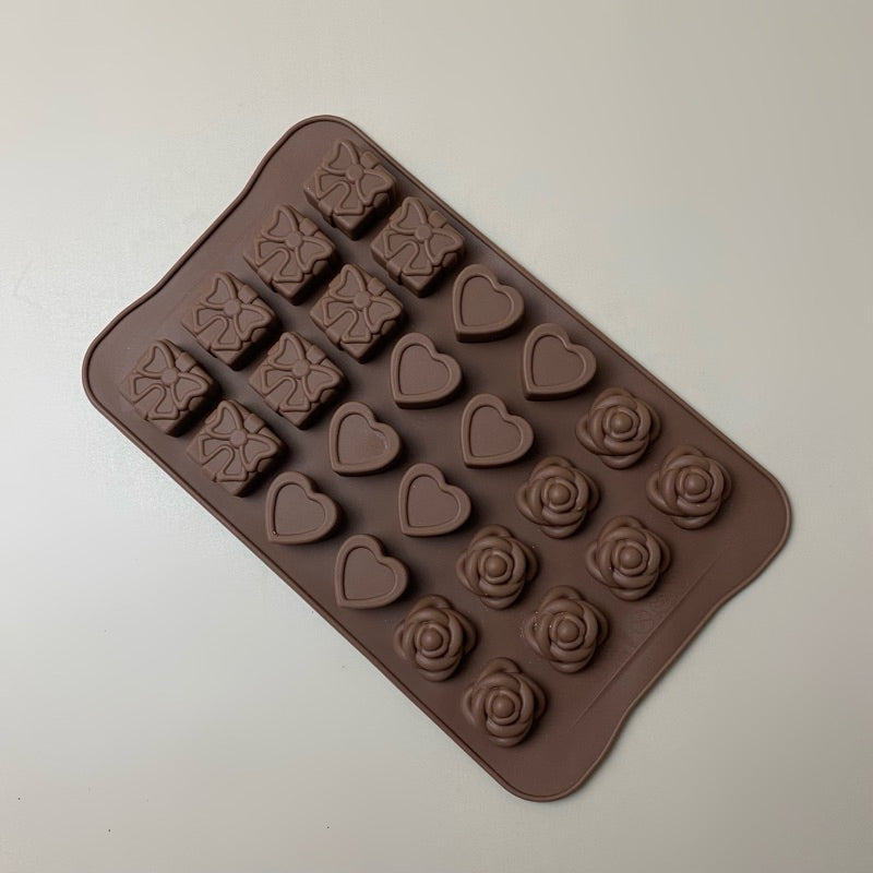 Chocolate Bar and Assorted Chocolate Silicone Molds