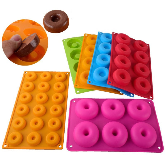Donut Silicone Mold - 6 | 8 | 18-cavity