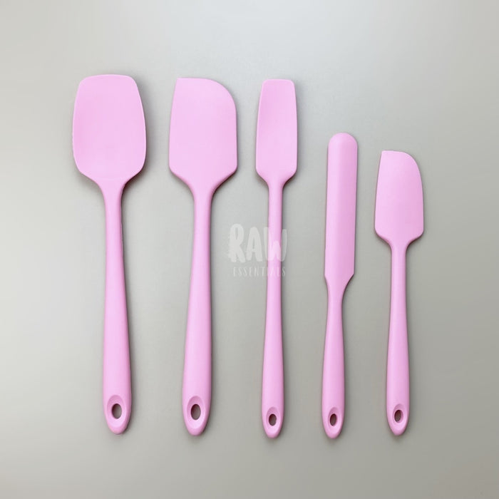 5Pc Silicone Spatula Light Pink Tools & Accessories