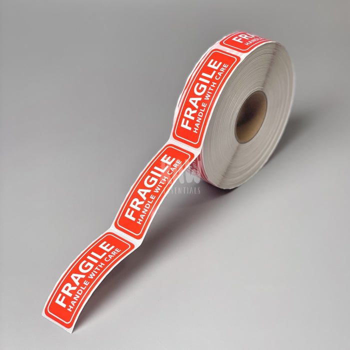 Fragile (Handle With Care) Stickers Small (1 X 3)