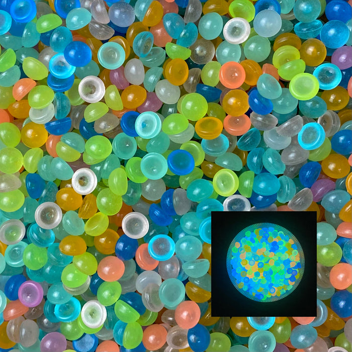 Glow in the dark Fishbowl Beads for Slime