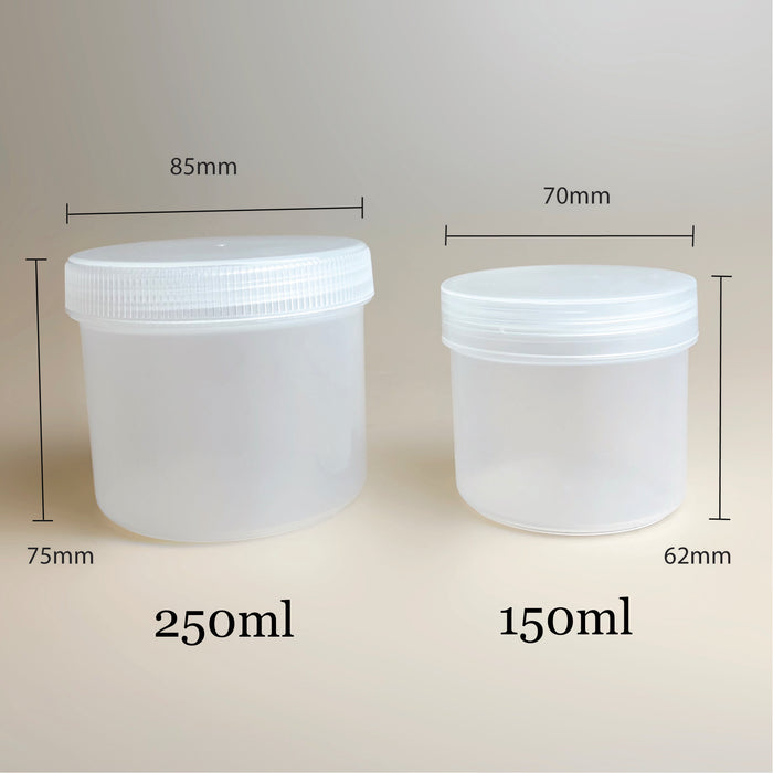 Frosted PP Jar (80ml / 150ml / 250ml)