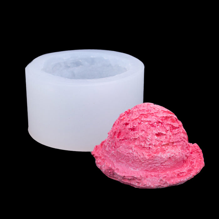 3D Ice Cream Scoop Silicone Mold