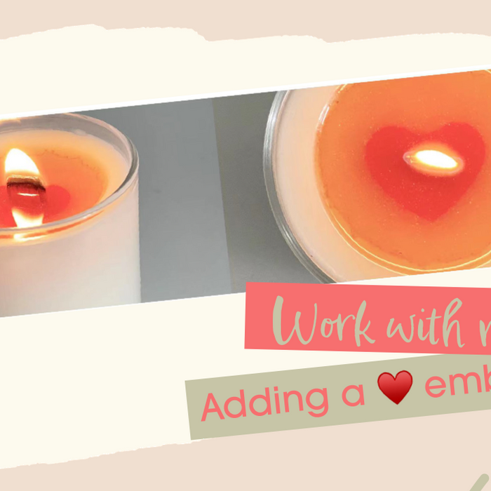 Heart Embed Candles  Candle Making Techniques