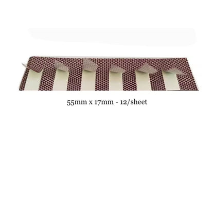 White Matchsticks | Matchstick Striker Self-Adhesive Sheet