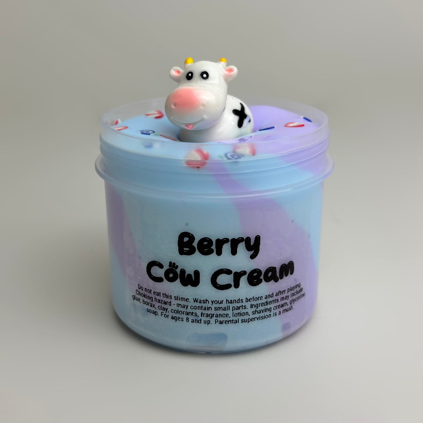 Berry Cow Cream Thick and Glossy Slime