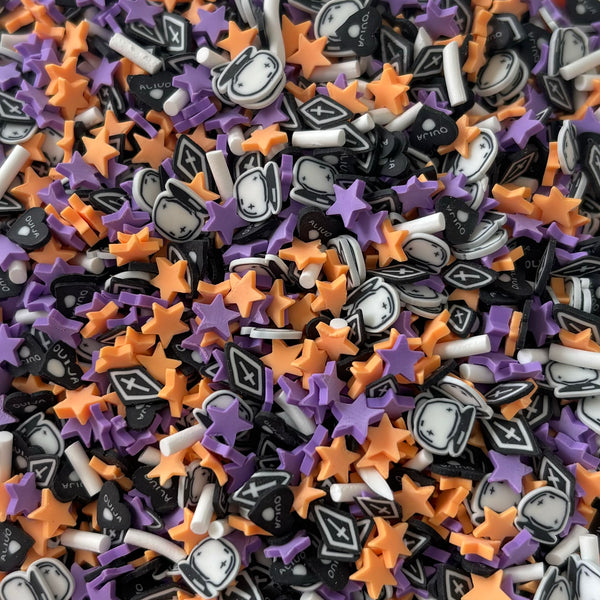 Halloween-themed Plastic Polymer Sprinkles