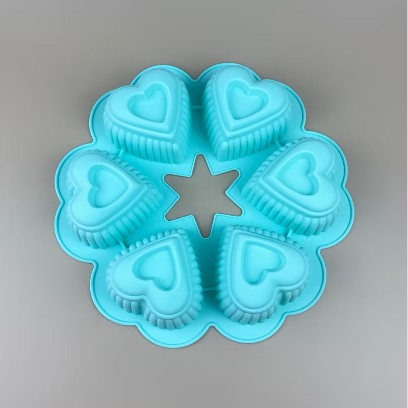 Heart Silicone Molds - assorted