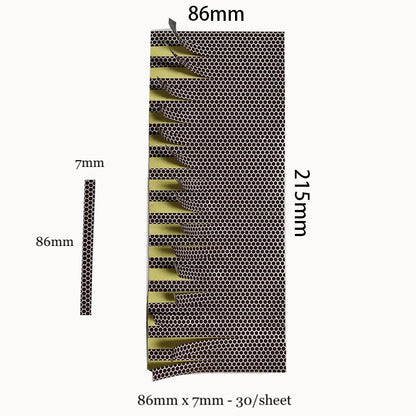 White Matchsticks | Matchstick Striker Self-Adhesive Sheet
