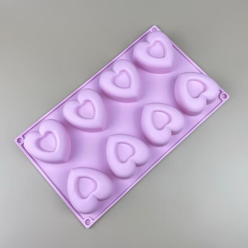 Heart Silicone Molds - assorted