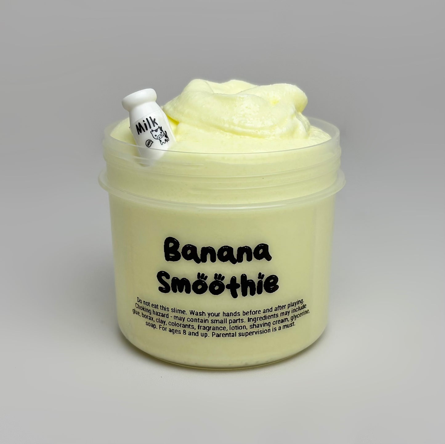 Banana Smoothie Snow Slime