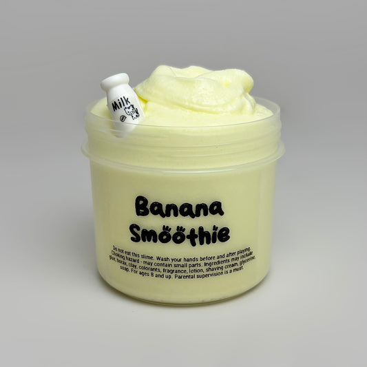 Banana Smoothie Snow Slime