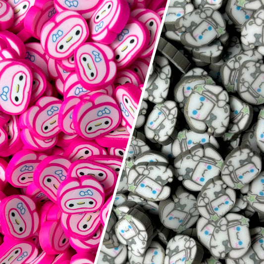 NOT EDIBLE! Sanrio themed Polymer Sprinkles - My Melody | Cinnamoroll