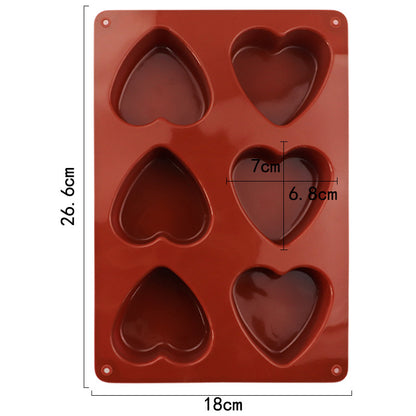 Heart Silicone Molds - assorted