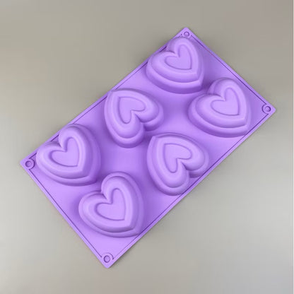 Heart Silicone Molds - assorted