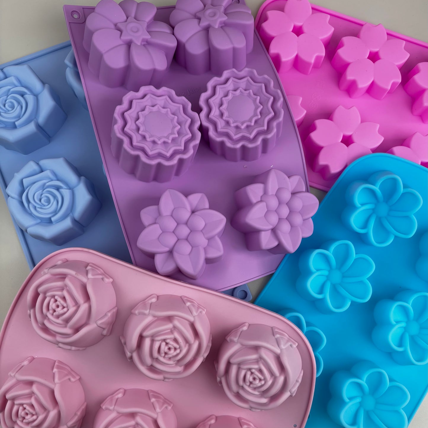 Floral Silicone Molds - Assorted
