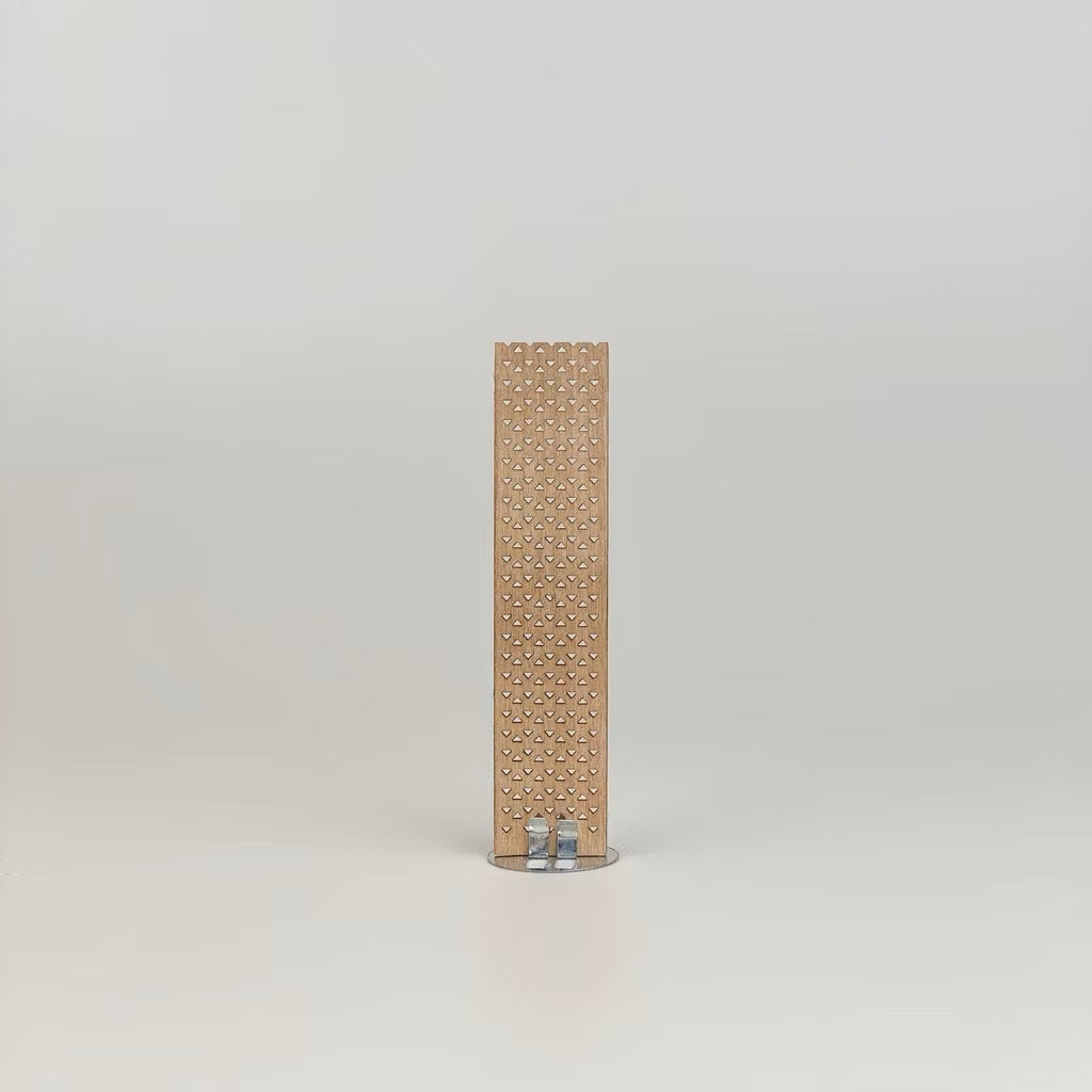 10pc 0.5mm | 1mm Candle Wooden Wicks w/ Sustainers | Round / Flat Wick Sustainers Clips