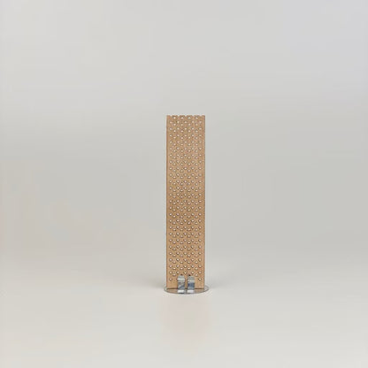 10pc 0.5mm | 1mm Candle Wooden Wicks w/ Sustainers | Round / Flat Wick Sustainers Clips