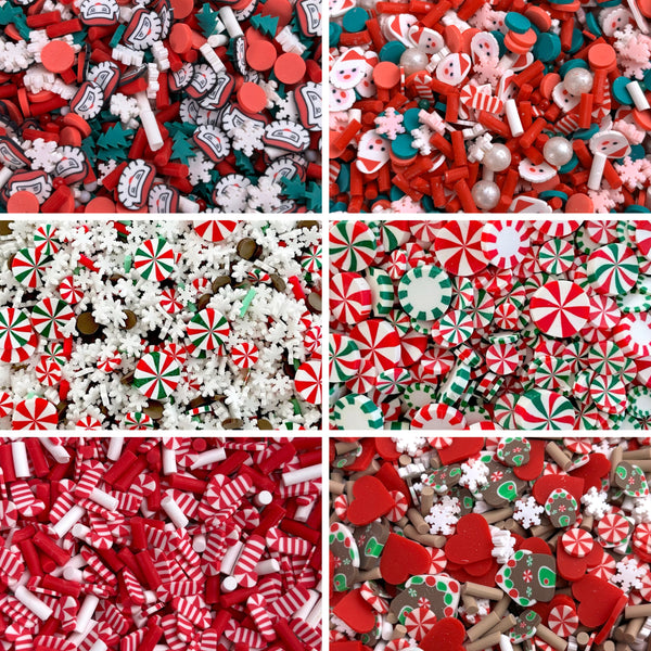 Christmas-themed Sprinkles for slime and other crafts