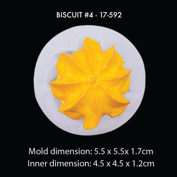 3D Food Silicone Mold - Ice cream | Biscuit | Cookie | Chocolate | Fruit loops | Croissant | Cake