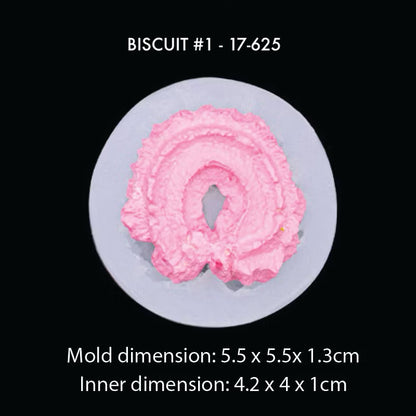 3D Food Silicone Mold - Ice cream | Biscuit | Cookie | Chocolate | Fruit loops | Croissant | Cake