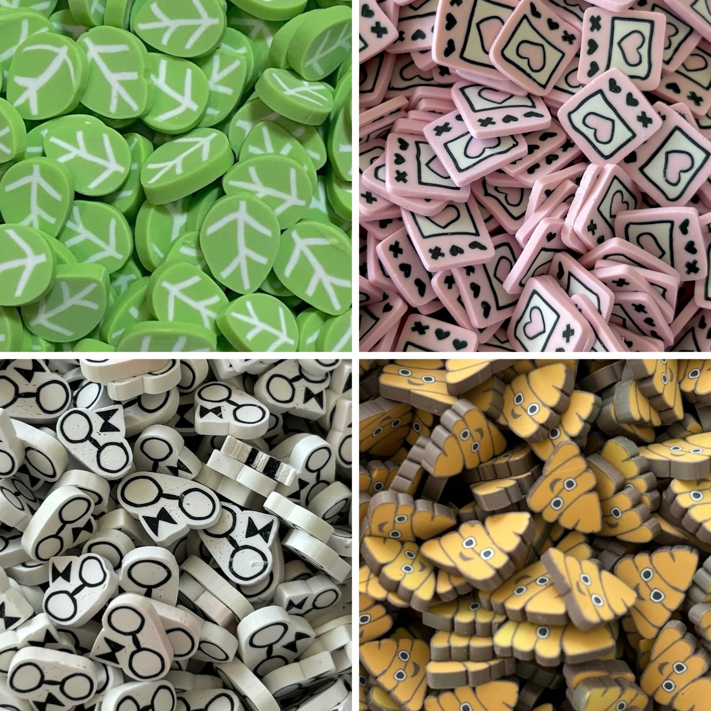 NOT EDIBLE! Random Polymer Sprinkles - Poop | Gameboy | Harry Potter | Leaf