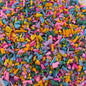 NOT EDIBLE! PLASTIC Candy Crumbs Sprinkles for crafts - NOT EDIBLE