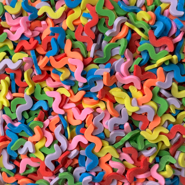 Food-themed Polymer Sprinkles for Slime and other crafts - Cereal | Egg | Sushi | Gummy worms | Onion | Mushroom