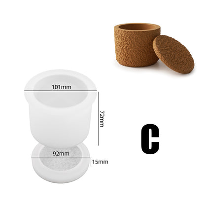 Silicone Jar Molds for concrete cement and resin crafts