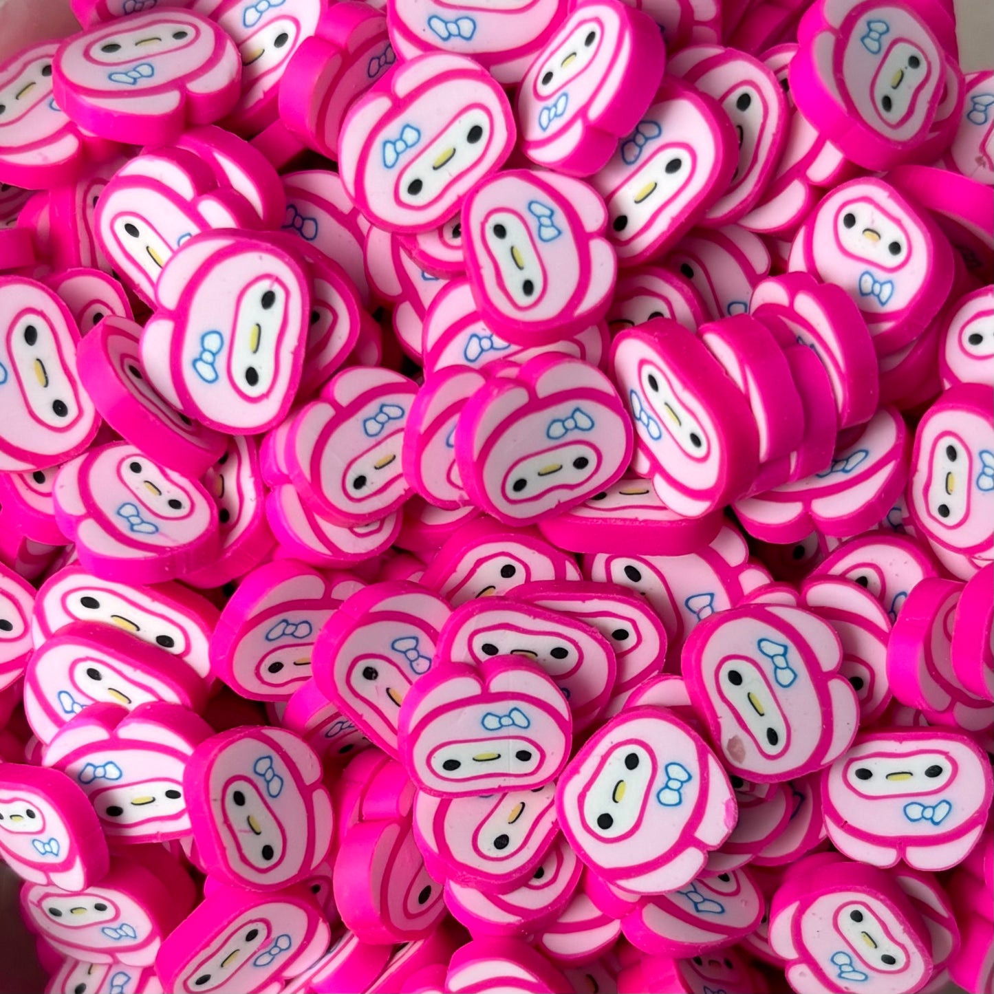 NOT EDIBLE! Sanrio themed Polymer Sprinkles - My Melody | Cinnamoroll