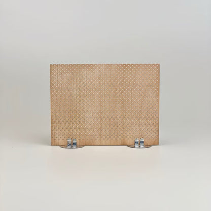 10pc 0.5mm | 1mm Candle Wooden Wicks w/ Sustainers | Round / Flat Wick Sustainers Clips