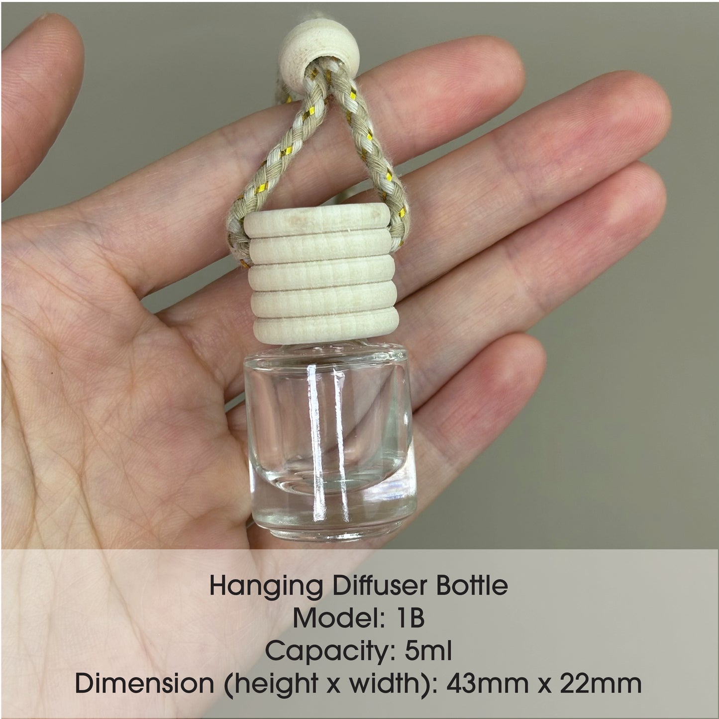 Car Hanging / Clip Diffuser Empty Bottle