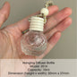 Car Hanging / Clip Diffuser Empty Bottle