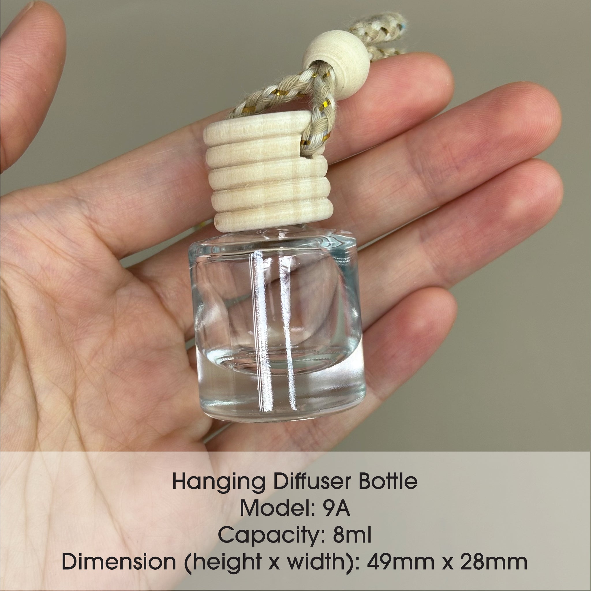 Car Hanging / Clip Diffuser Empty Bottle
