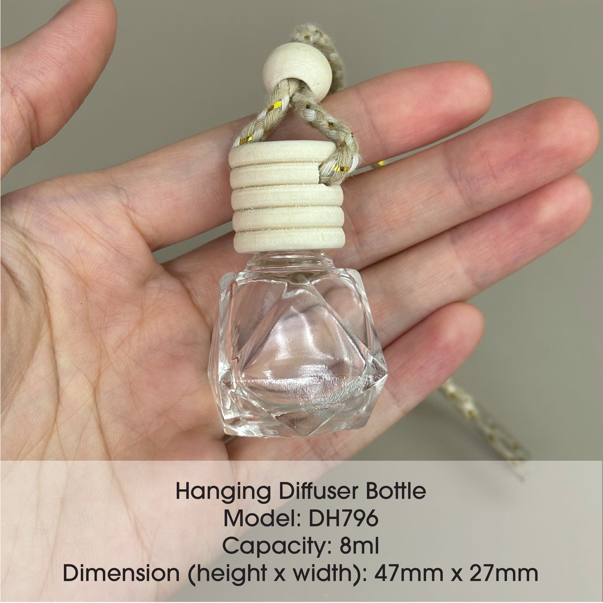 Car Hanging / Clip Diffuser Empty Bottle