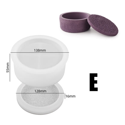 Silicone Jar Molds for concrete cement and resin crafts