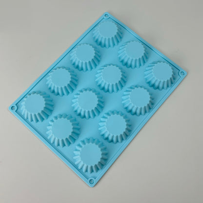 12-cavity Muffin Cup Silicone Mold