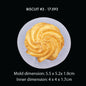 3D Food Silicone Mold - Ice cream | Biscuit | Cookie | Chocolate | Fruit loops | Croissant | Cake