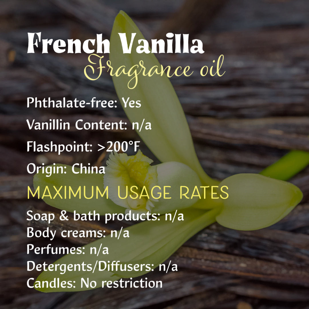 Vanilla Fragrance Oils for Soap and/or Candles (250g-16oz)