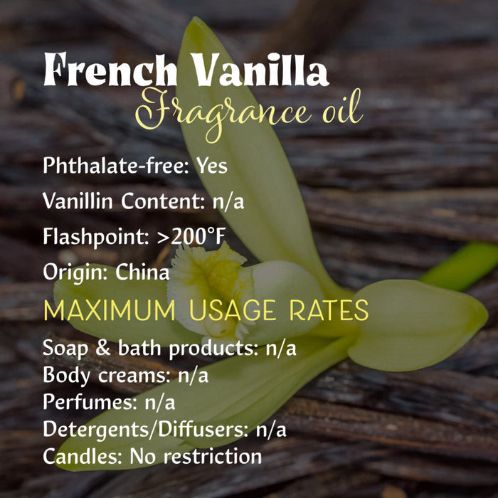 Vanilla Fragrance Oils for Soap and/or Candles (20g-50g)