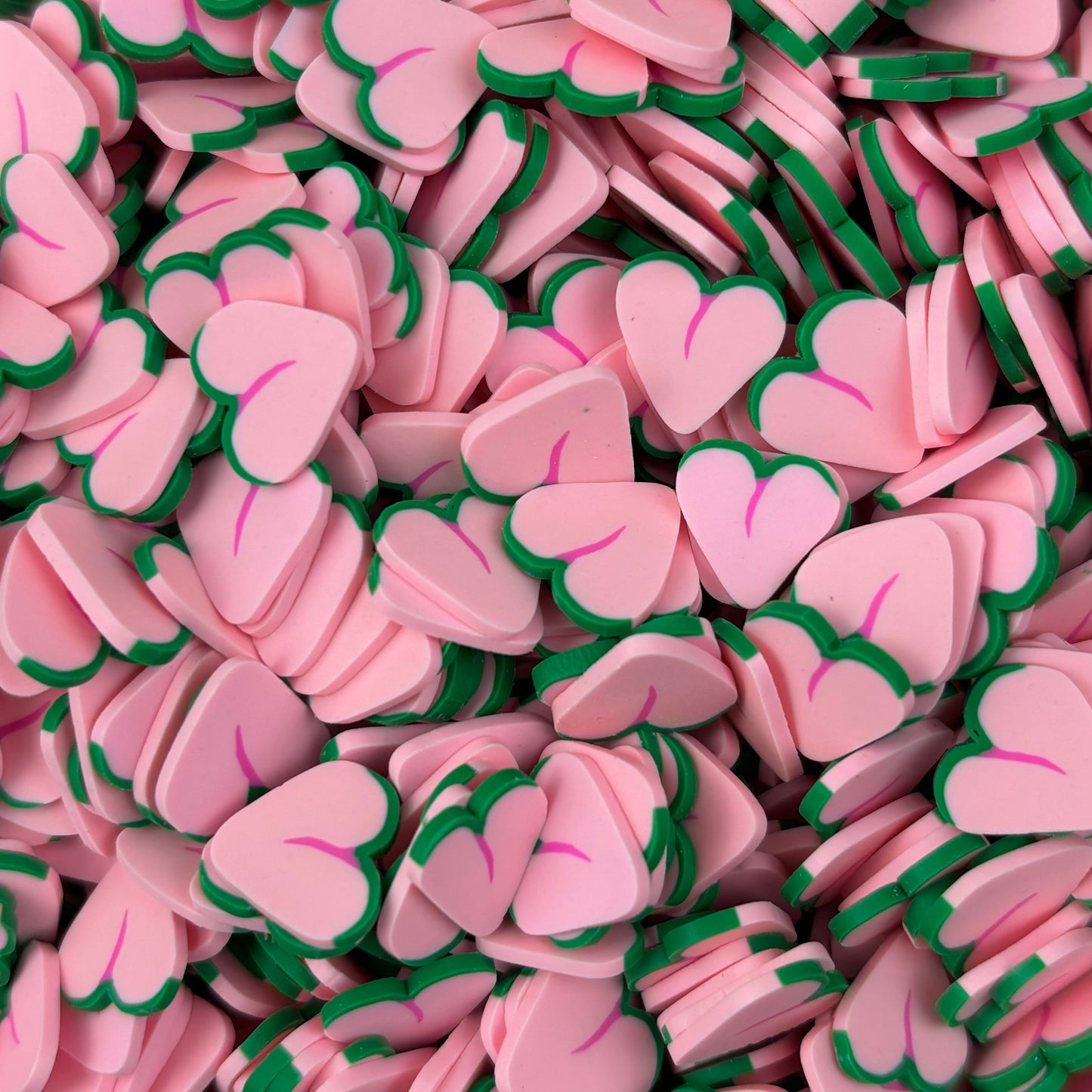 Plastic Polymer Fimo Fruit Slices for crafts (10mm)