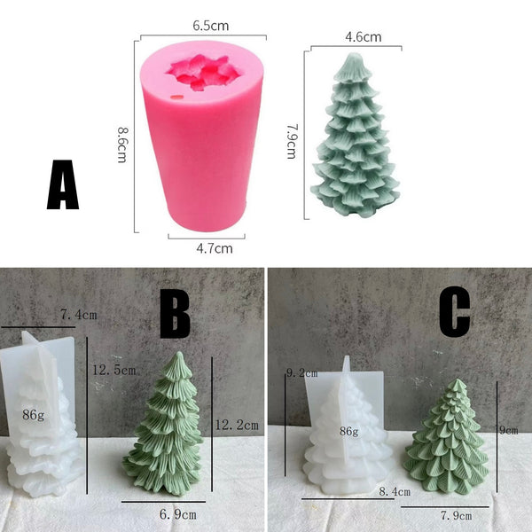 3D Christmas Tree Silicone Mold