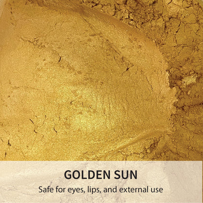 Yellow/Gold/Orange Mica Powder for Soap, Cosmetics, Resin, Slime - 5g / 25g