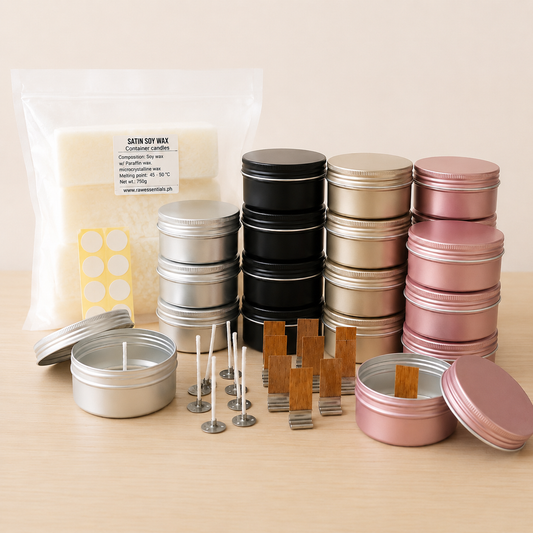 Create your own candles 10pc 80ml - Candle-making Kit - DIY Gift idea | Giveaways | Small Business | Hobby