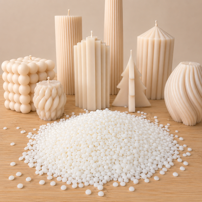 Hard Soy Wax Pellets for pillar candles - 500g/1kg for Candle Making