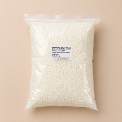 Hard Soy Wax Pellets for pillar candles - 500g/1kg for Candle Making