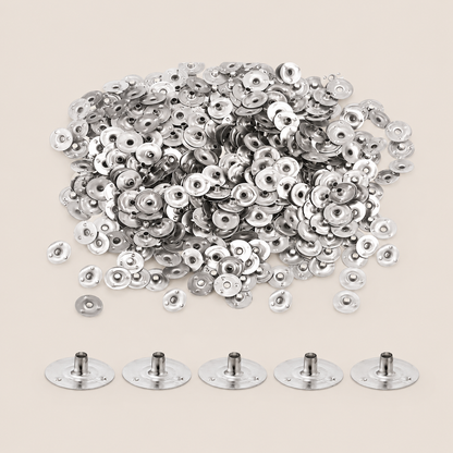 100pc Candle Wick Metal Tabs - 2mm / 3mm for Soy Wax Candle Making