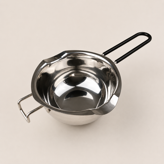 Stainless Steel Double Boiler Pot with silicone handle