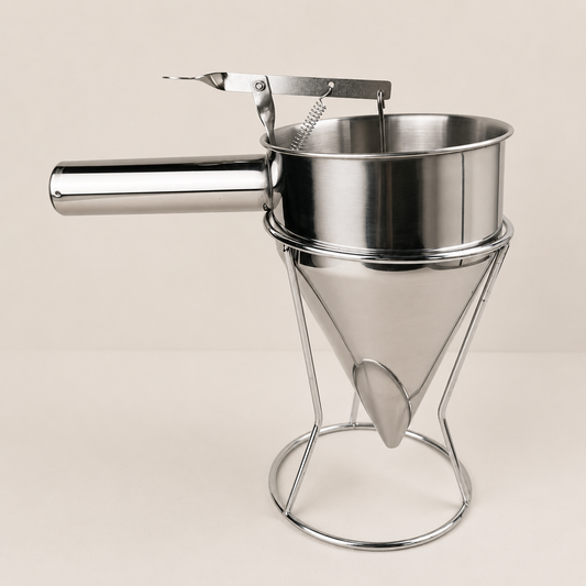 1.2L Piston Funnel Stainless Steel